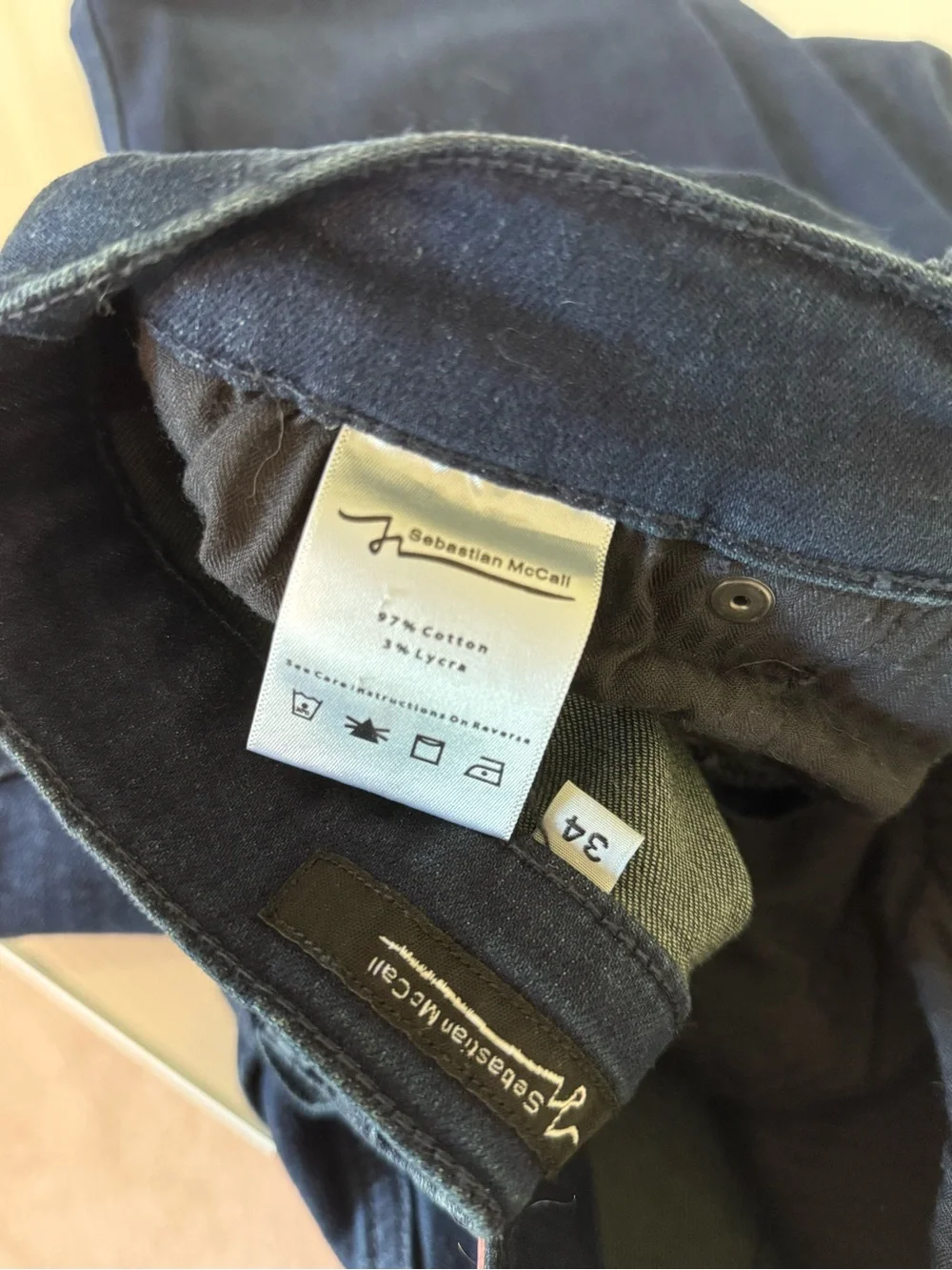 Slim Straight Men’s Jeans in Deep Indigo